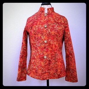 Chico's Painted Lightweight Jacket